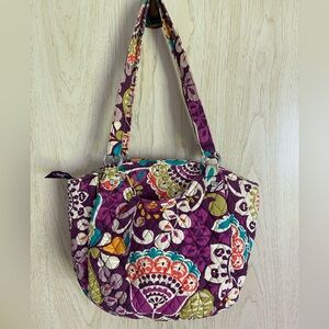 Vera Bradley Glenna Shoulder Bag Purse - Plum Crazy